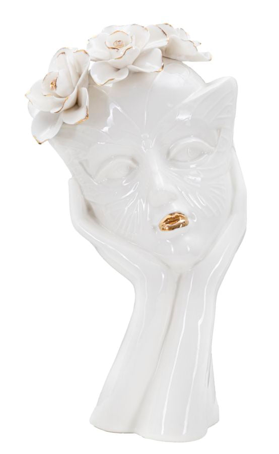 vaso_decorativo_volto_donna_maschera_veneziana_con_fiori_dorati__woman_mask