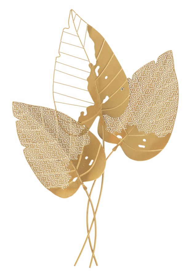 pannello_decorativo_da_parete_3d_in_ferro_foglie_dorate__autumn_leaf_gold