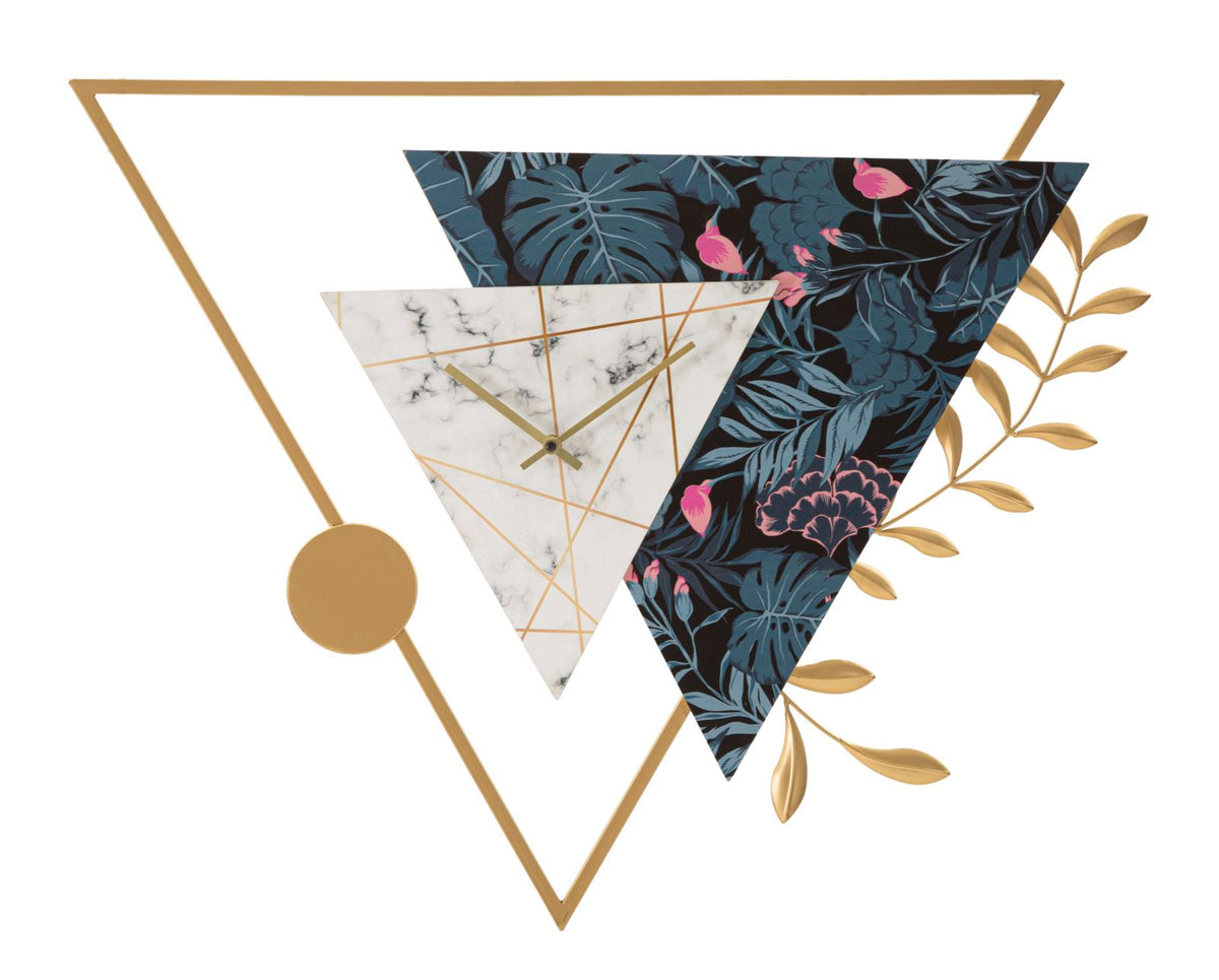orologio_da_parete_design_geometrico_triangoli_con_ramo_dorato__triangle