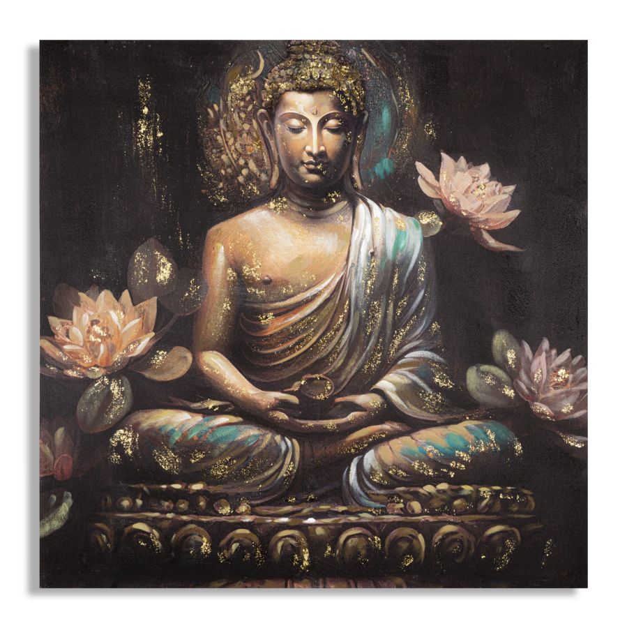 dipinto_su_tela_buddha_in_preghiera_con_telaio_100x100_cm__buddha