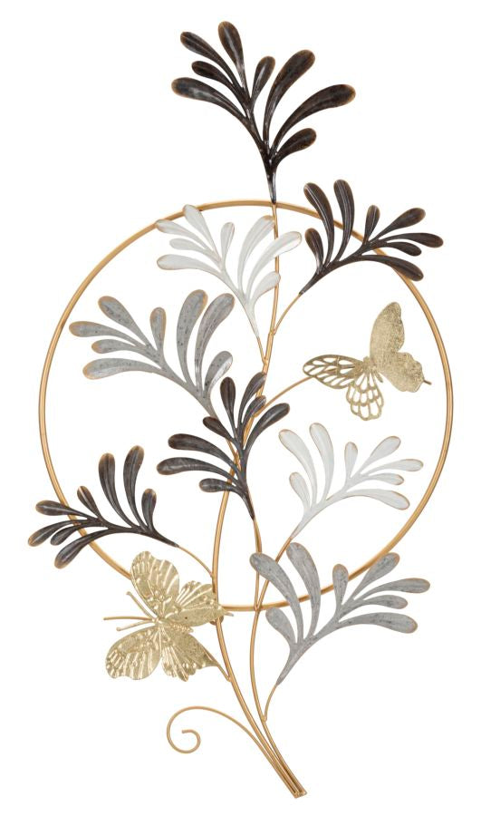 pannello_decorativo_3d_da_parete_in_ferro_con_ramo_e_foglie_cornice_dorata__lixy