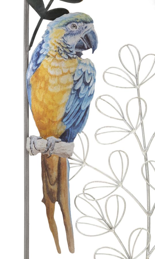 pannello_decorativo_da_parete_in_metallo_3d_pappagallo_con_cornice__parrot