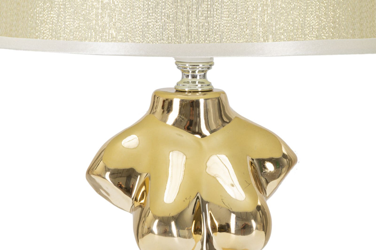 lampada_da_comodino_ceramica_dorata_busto_donna_con_paralume__glam_woman