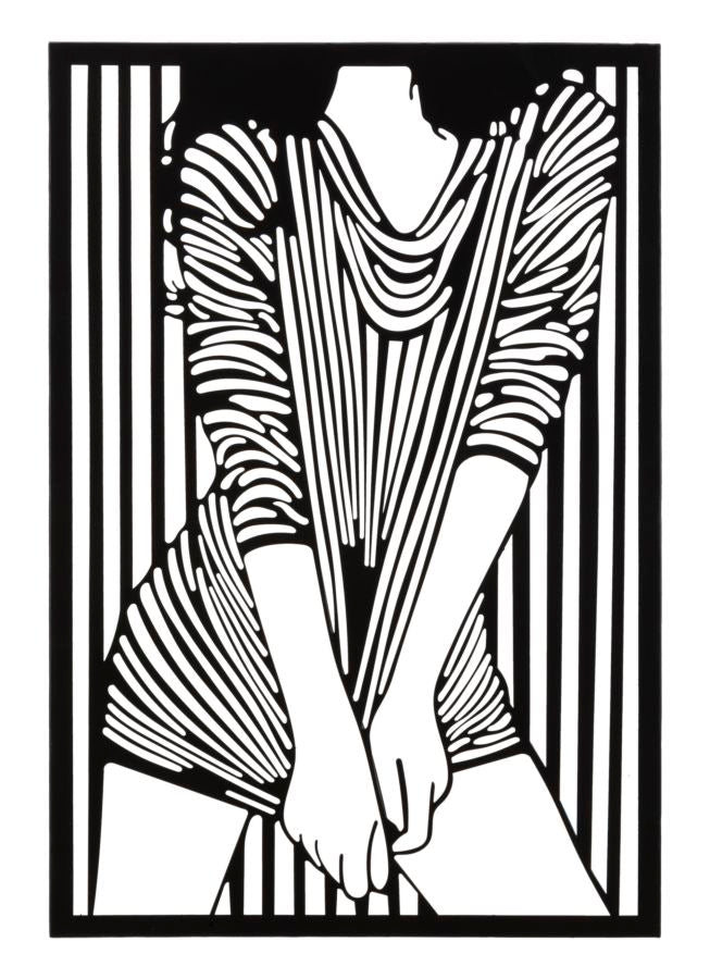 pannello_decorativo_3d_da_parete_in_metallo_nero_figura_femminile__fashionable