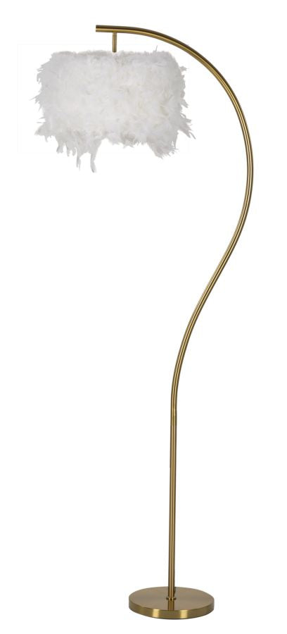 lampada_da_terra_arcuata_metallo_dorato_con_paralume_in_piume_sintetiche__semirc