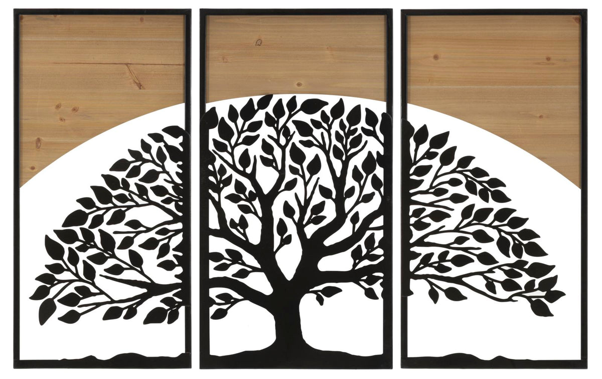 set_3_pannelli_decorativi_da_parete_3d_albero_metallo_e_legno__arc