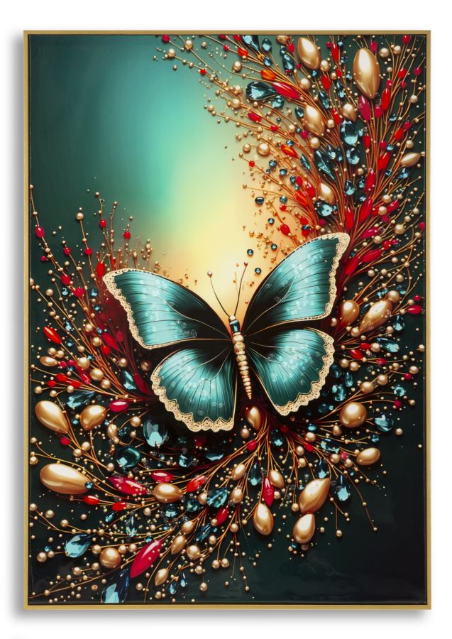 stampa_decorativa_su_tela_laccata_con_cornice_farfalle_70x100__butterfly