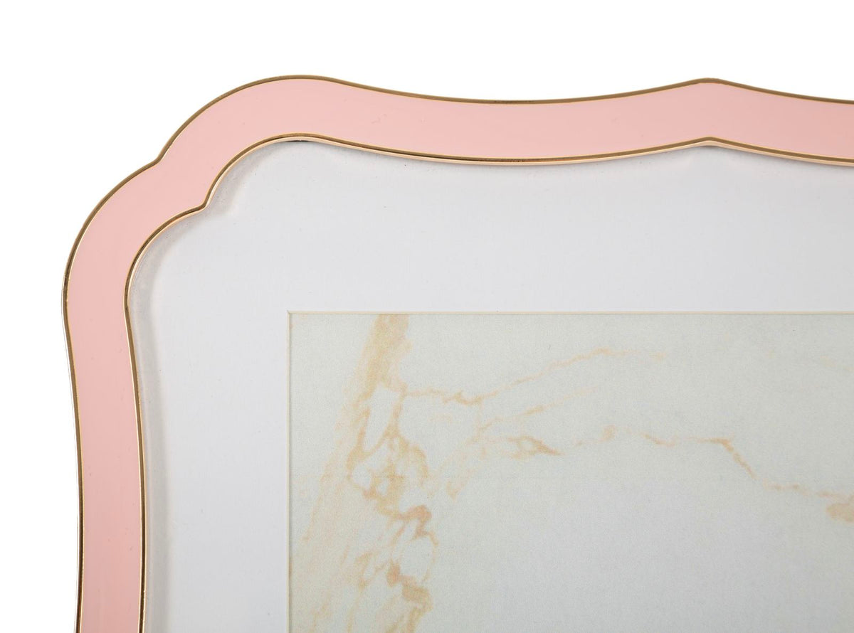 Portafoto MARGOT rosa, dettaglio ravvicinato dell'angolo superiore sinistro #colore_Rosa