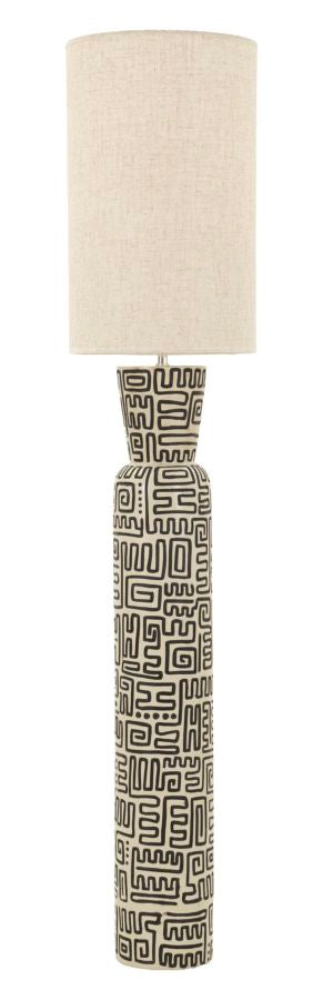 lampada_da_terra_design_paralume_beige_base_geometrica_dorata__nairobi
