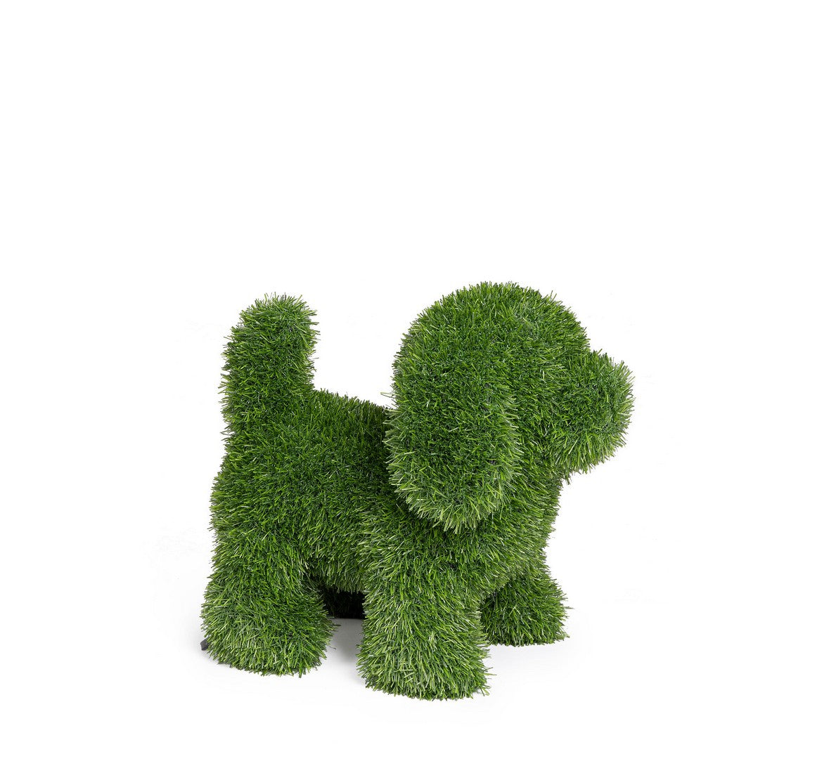 Set di 4 Decorazioni Cane in Erba Sintetica per Giardino - ERBA