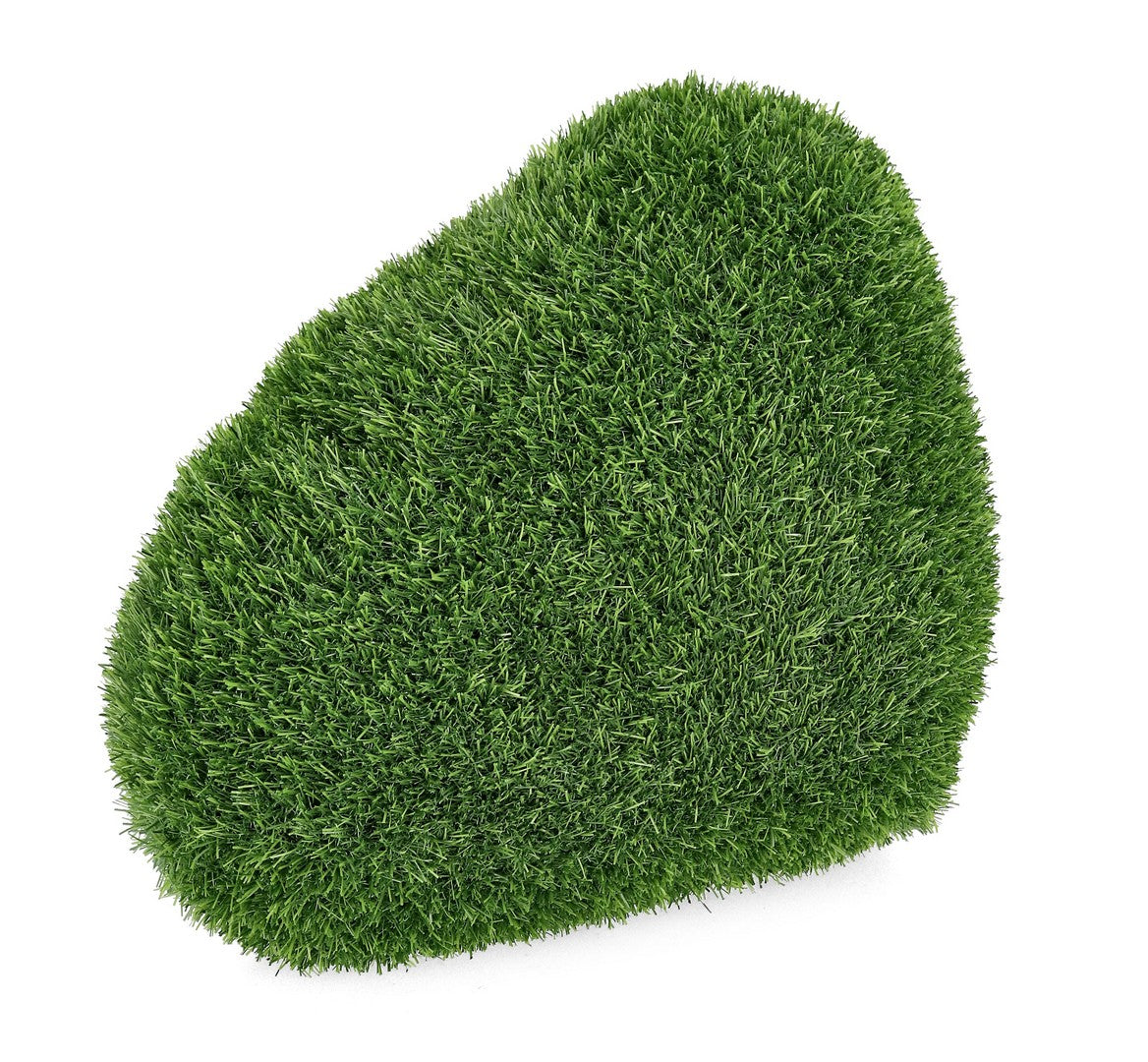 Set di 4 Sassi Decorativi in Erba Sintetica per Giardino - ERBA