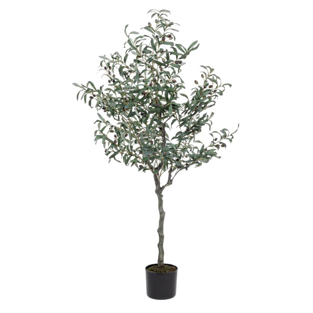 Pianta Artificiale Ulivo Con Vaso 984 Foglie Altezza 150 cm - ESSENZIALE