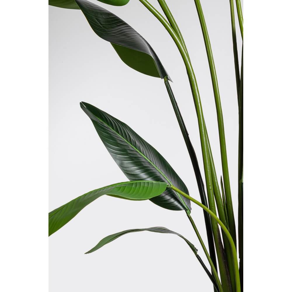 Pianta Artificiale Strelitzia con Vaso 18 Foglie H310 cm - RIFLETTORE