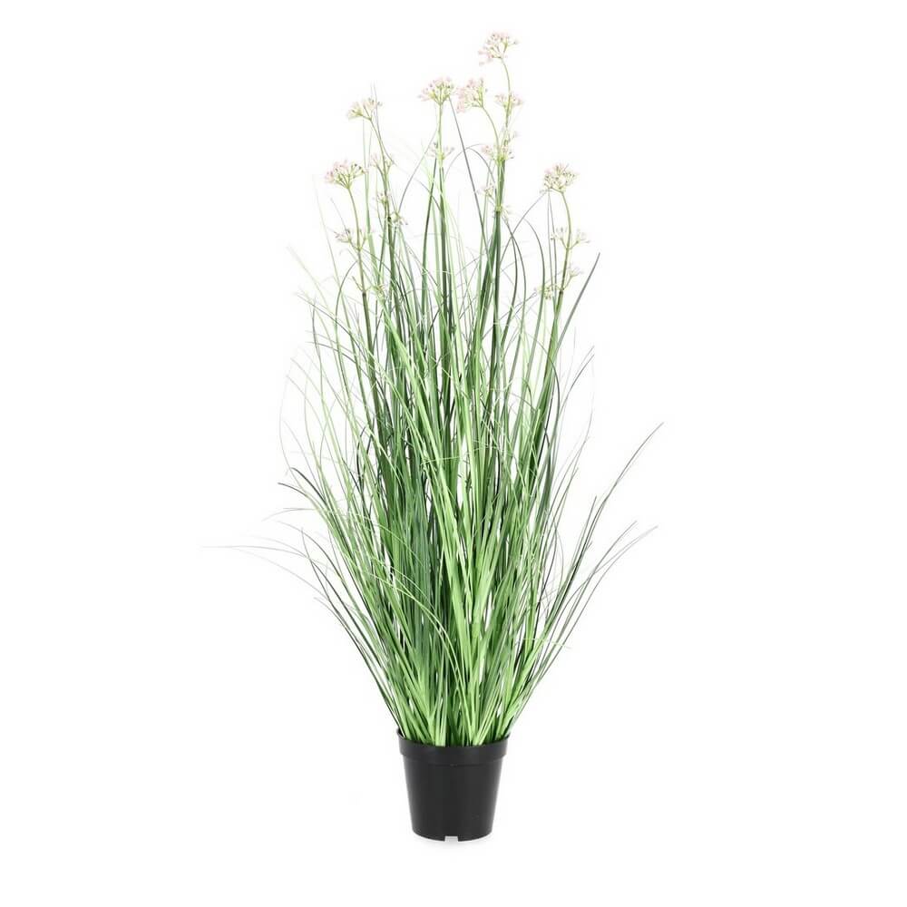 Set di 4 Piante Artificiali Allium con Vaso Altezza 90 cm - ALLIUM