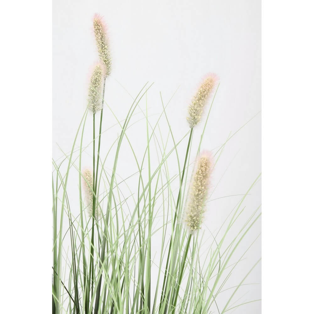 Set di 2 Piante Artificiali Pennisetum con Vaso Alte 90 cm - PENNISETUM