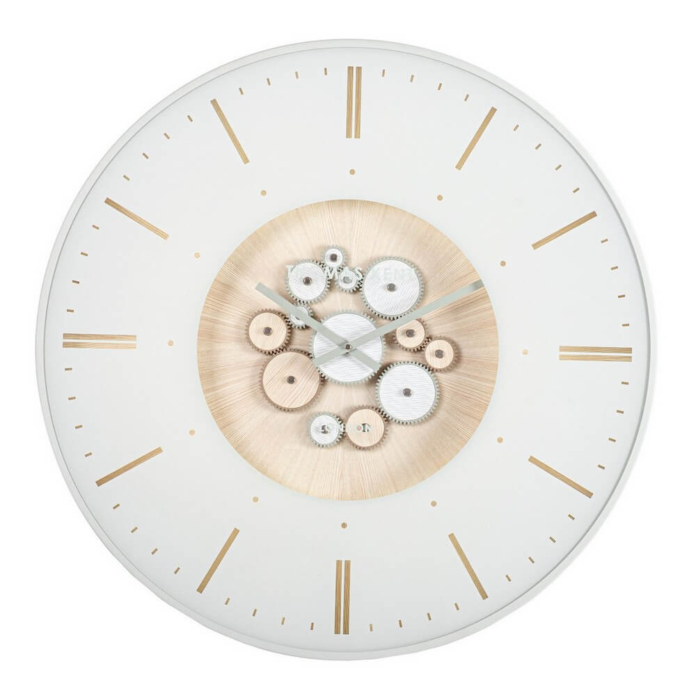 Orologio da Parete Rotondo con Ingranaggi a Vista 74 cm - INDUSTRY