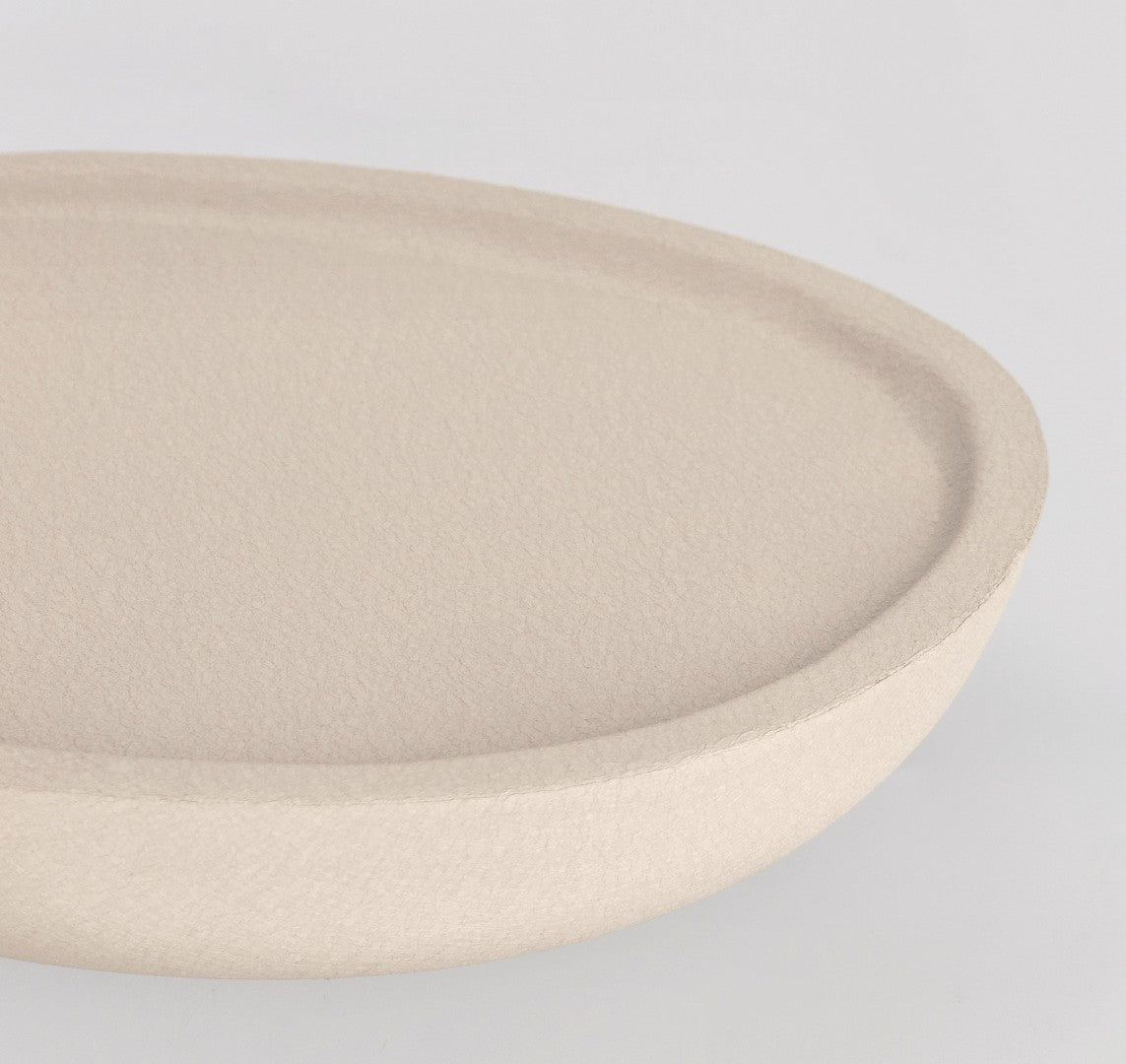 Set di 3 Vassoi Decorativi Ovali in Acciaio Effetto Coccodrillo - OV