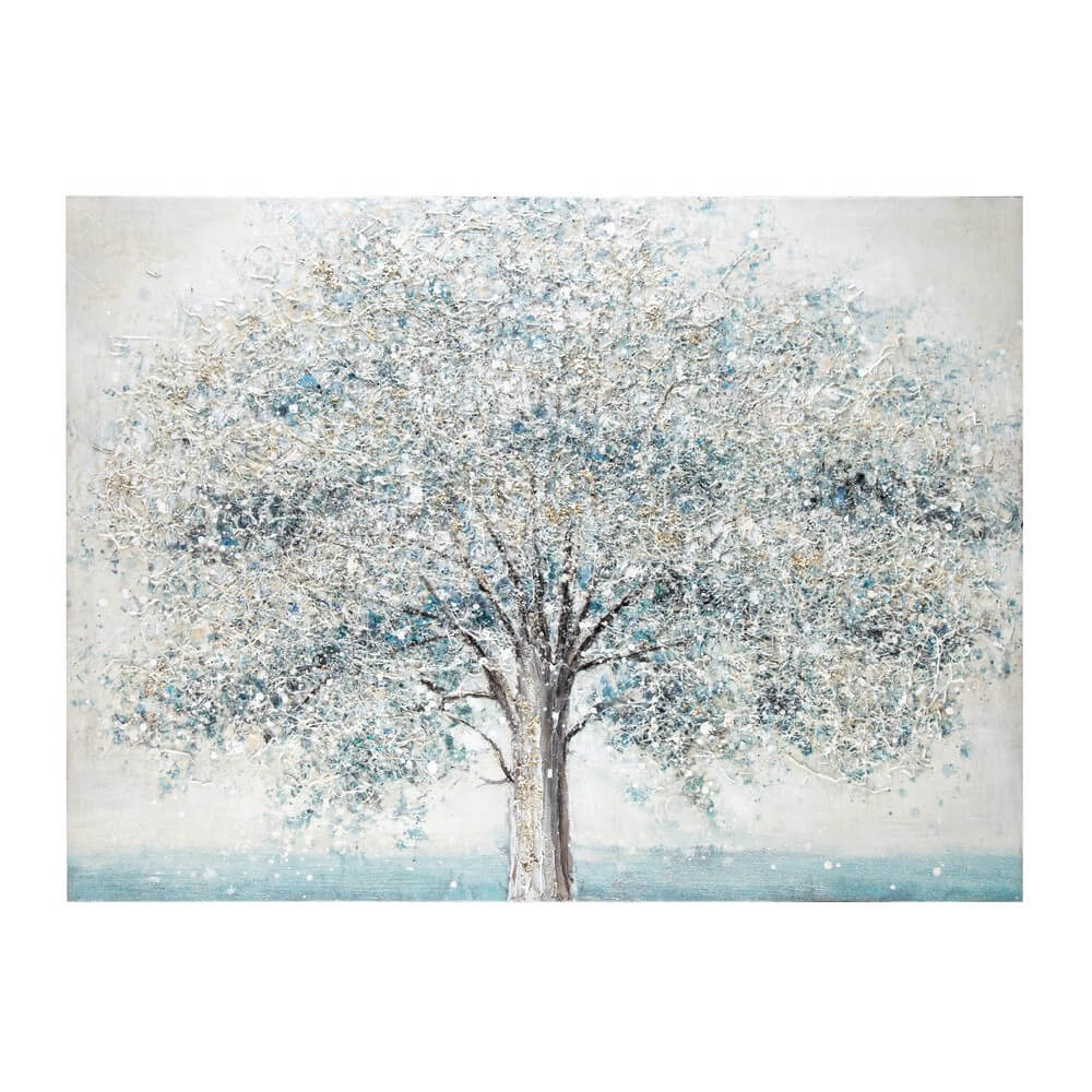 Dipinto a olio su tela albero invernale 120x90 cm - KATRINA