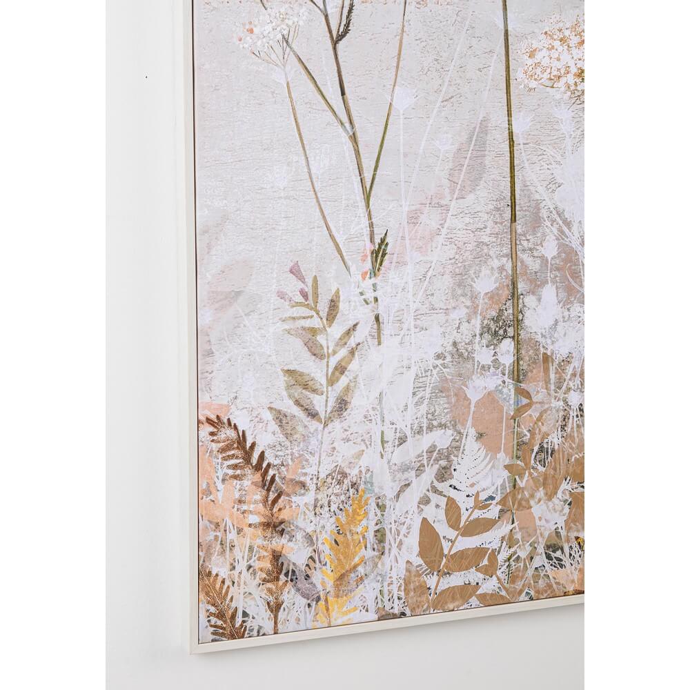 Quadro con Cornice Stampa Botanica Dipinta a Mano 90x120 cm - SVETLANA