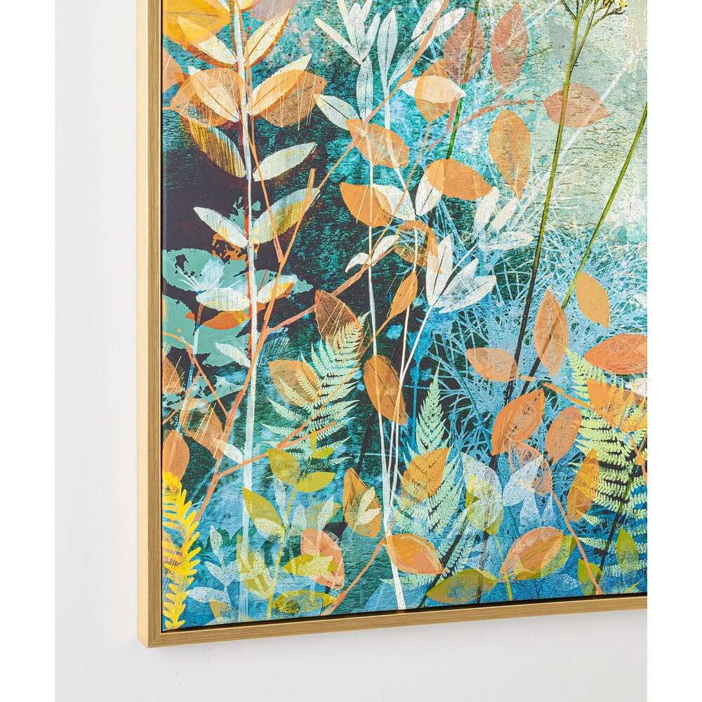 Quadro con Cornice Stampa Botanica Dipinta a Mano 120x90 cm - SVETLANA