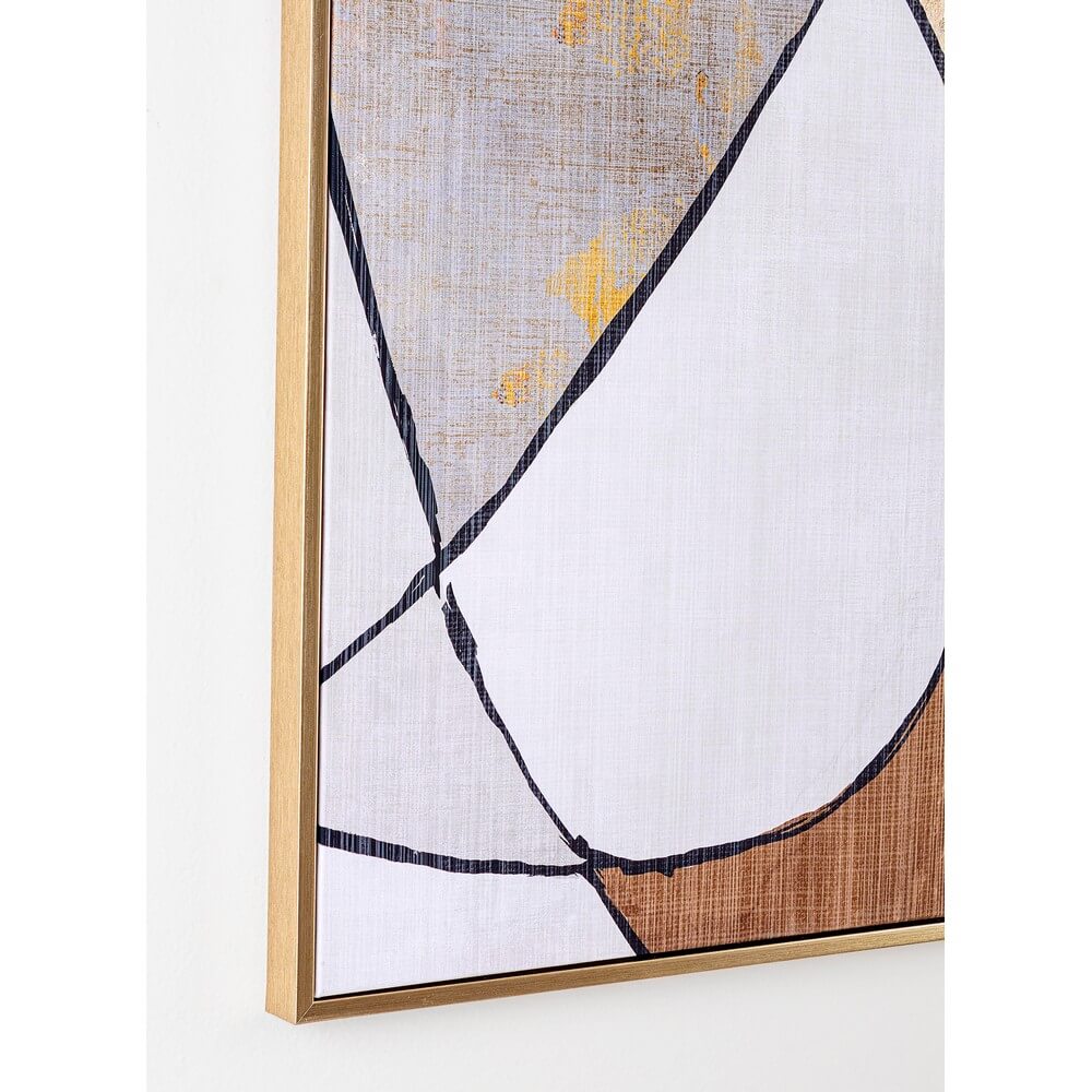 Quadro Astratto su Tela con Cornice 60x80 cm - SANA