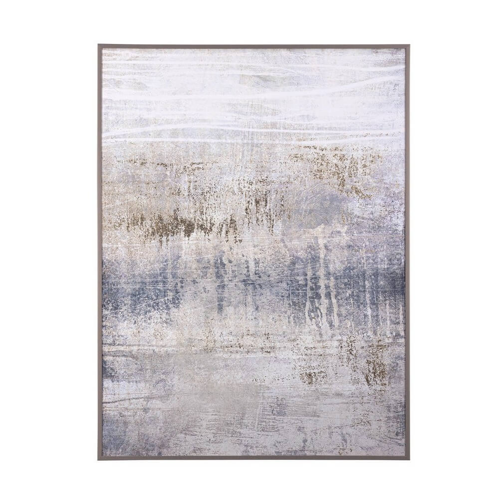 Quadro Astratto con Cornice su Tela 90x120 cm - GALLERY