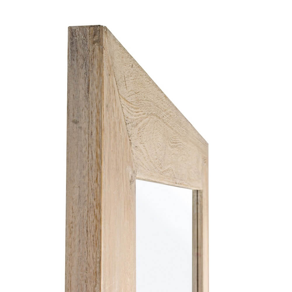 Specchio Rettangolare con Cornice in Legno di Paulonia 82x172 - YOUNG