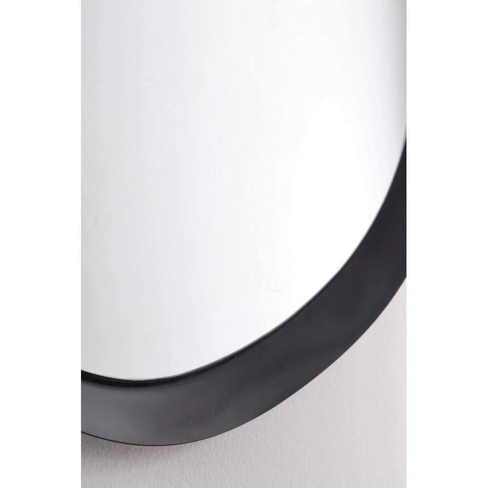 Specchio da Parete Forma Organica con Cornice in Acciaio 86x82 cm - LUCIA