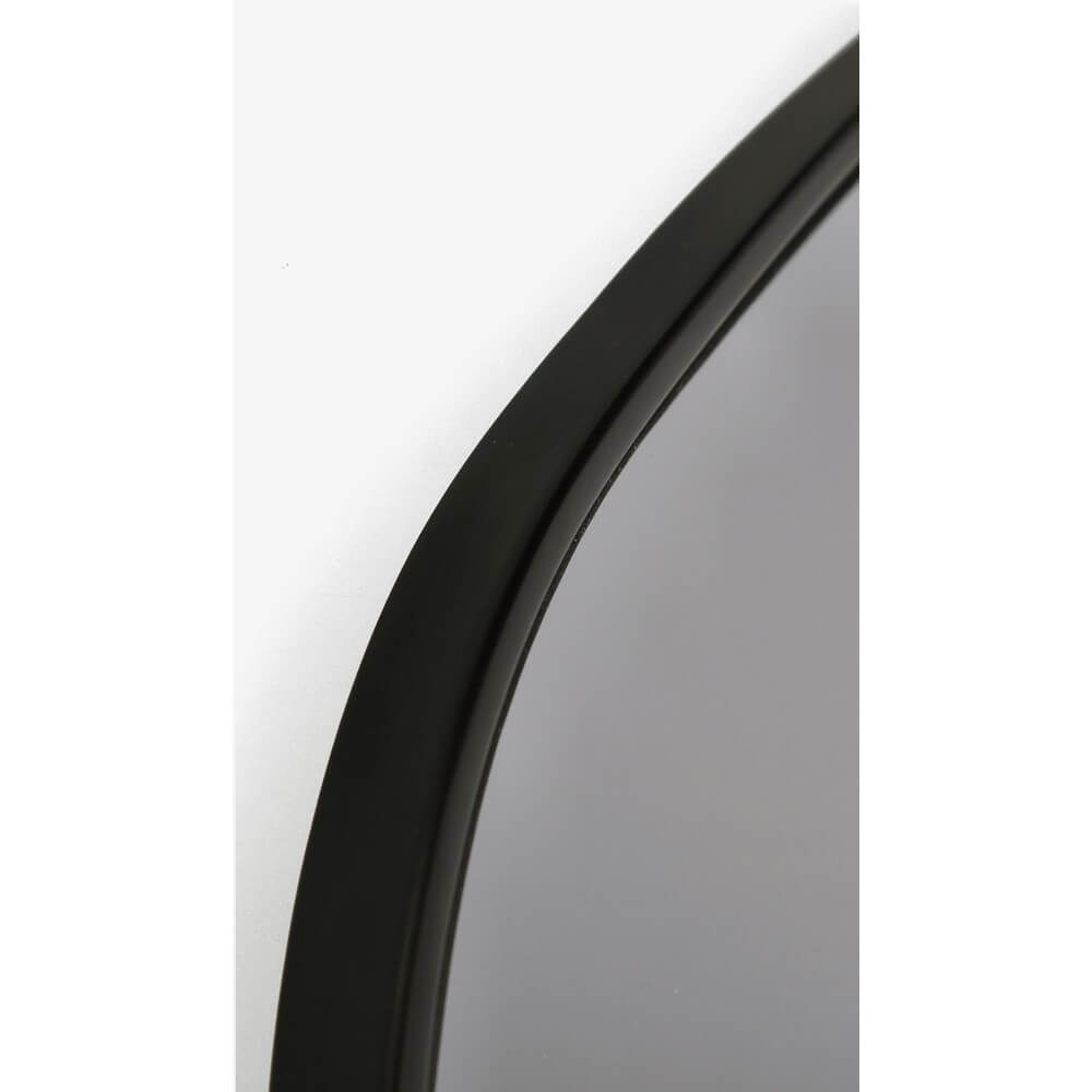 Set di 2 Specchi con Cornice in Acciaio Forma Ovale Smussata - PEREZ