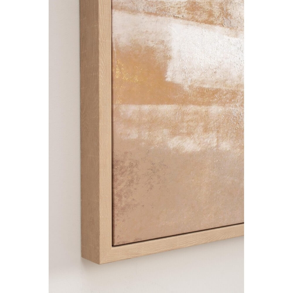 Quadro Astratto Dipinto a Mano con Cornice Toni Caldi 204x124 cm - BOLD