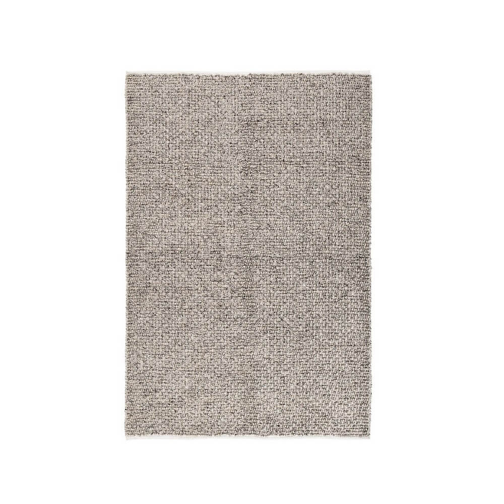 Tappeto in poliestere riciclato intrecciato grigio 160x230 cm - JOSHI