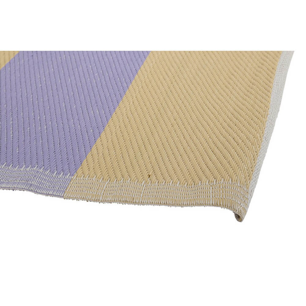 Tappeto a righe con scritta Love per interno ed esterno - KARERA