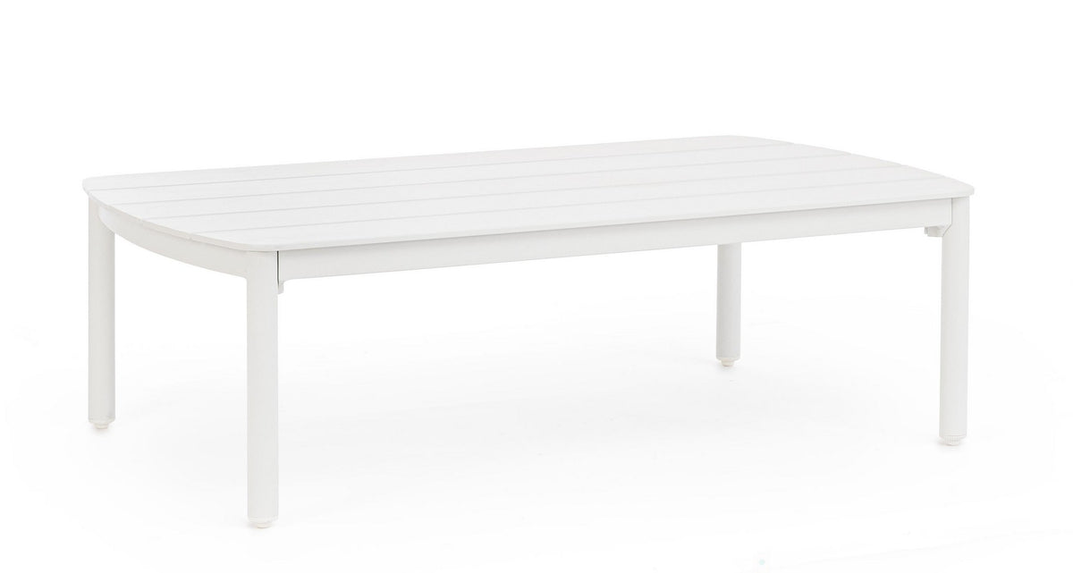 Tavolino da giardino in alluminio verniciato 115x68 cm - FENIX