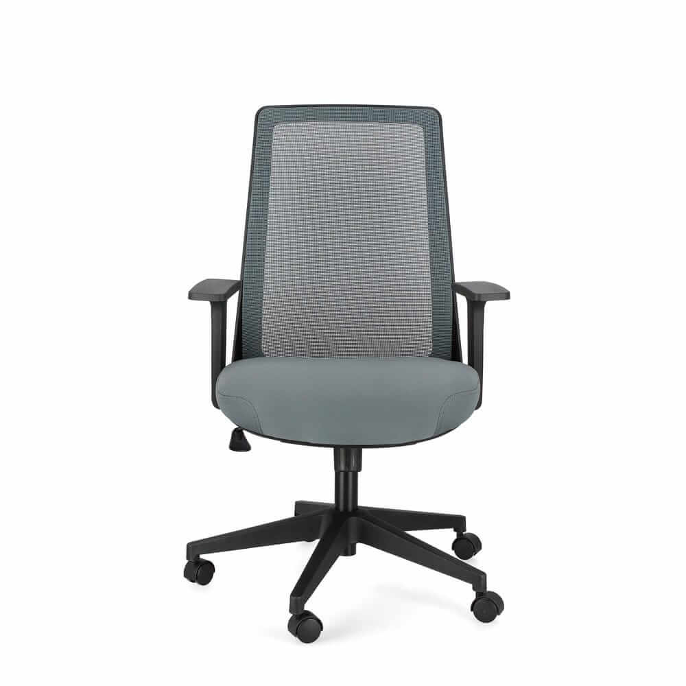 Sedia da Ufficio Ergonomica con Braccioli e Schienale a Rete - THORNE