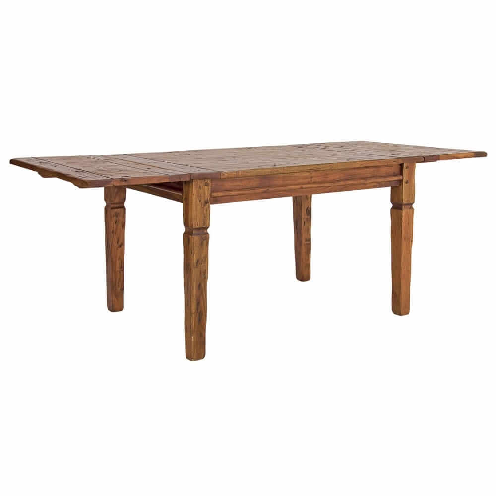 Tavolo allungabile in legno massello di acacia stile rustico - MANSION