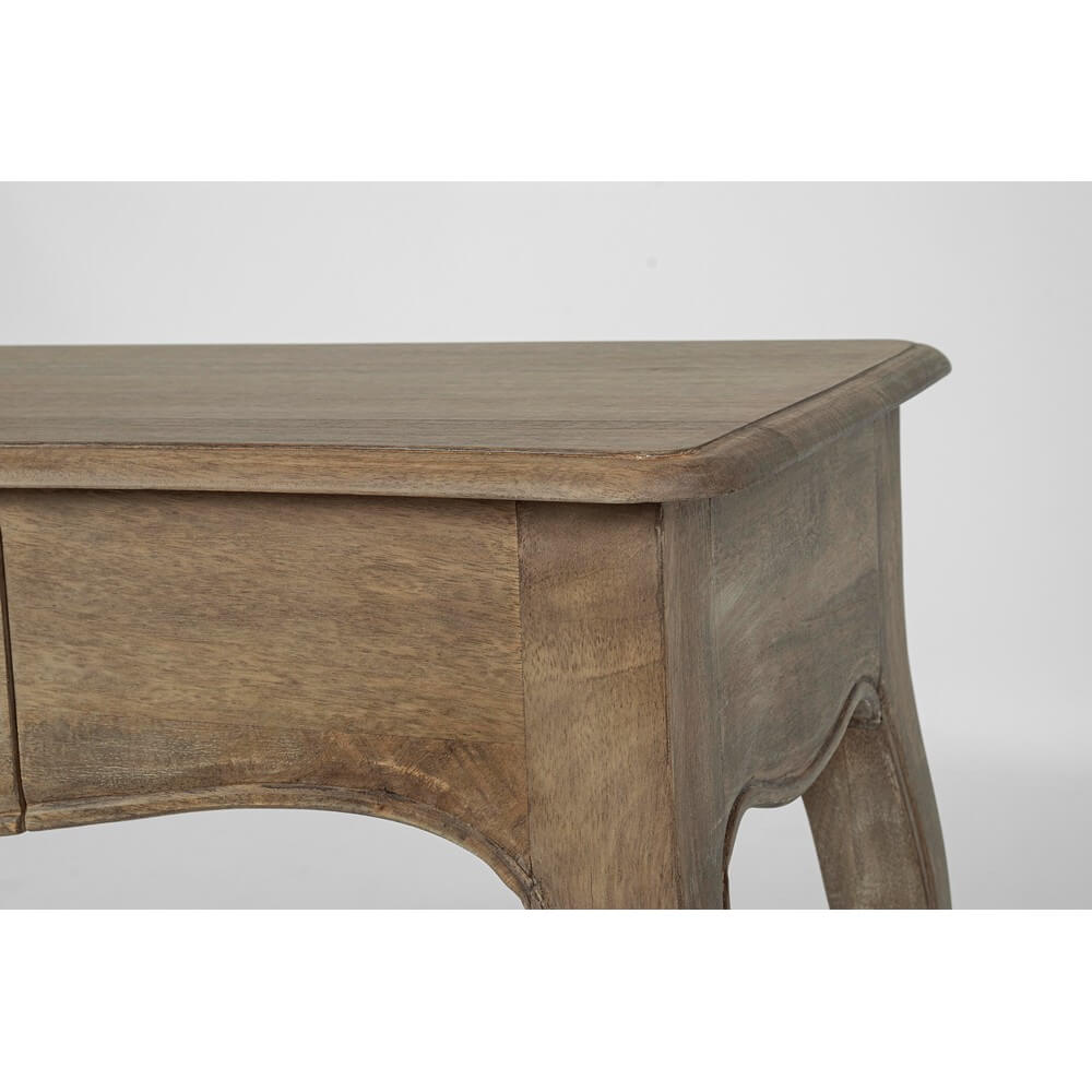 Consolle in Legno di Mango con 1 Cassetto Stile Classico - DOMINIQUE