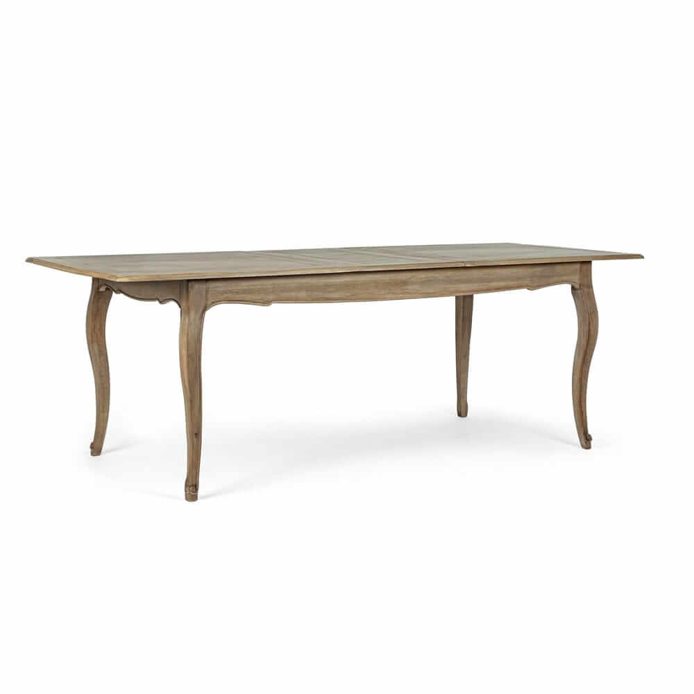 Tavolo allungabile in legno di mango stile classico 180x90 - SERAPHINA