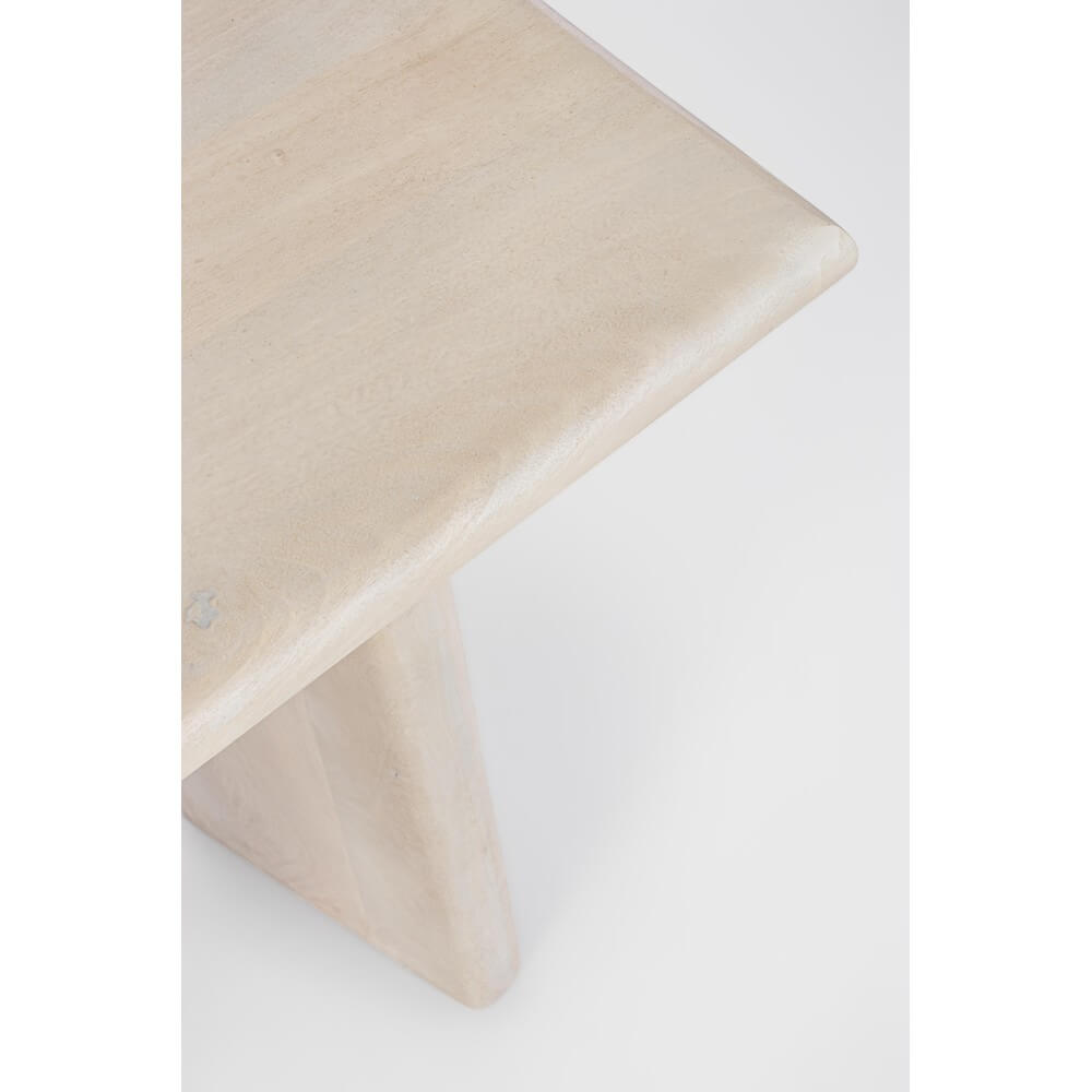 Consolle in Legno di Mango Naturale con Gambe Scultoree - ELIJAH