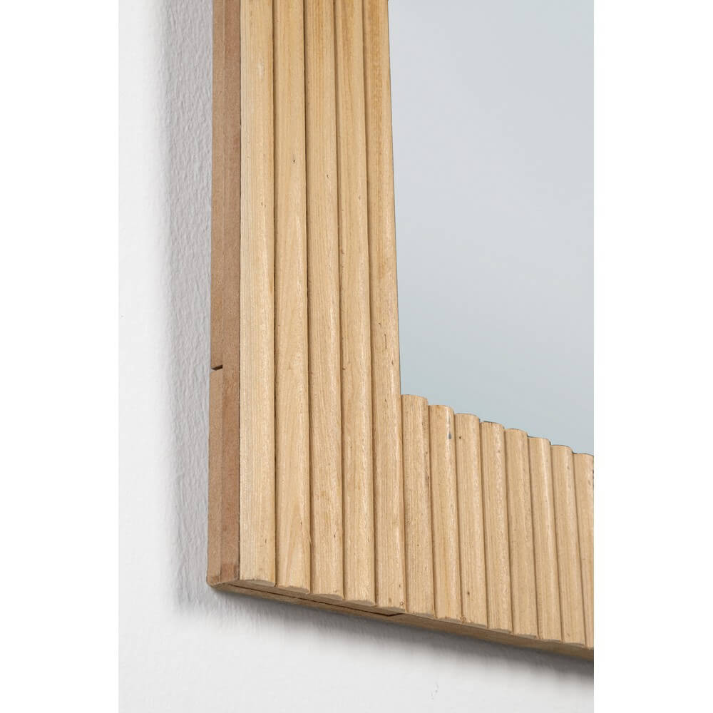 Specchio Rettangolare con Cornice in Legno Paulownia 60x80 - CHARLOTTE