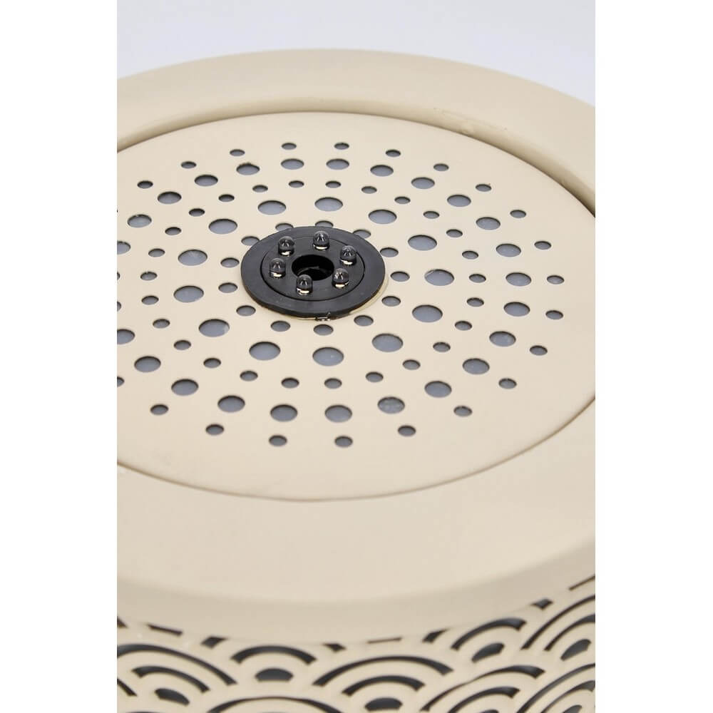 Fontana da Tavolo in Metallo con Luci LED Decoro Orientale - BLOSSOM
