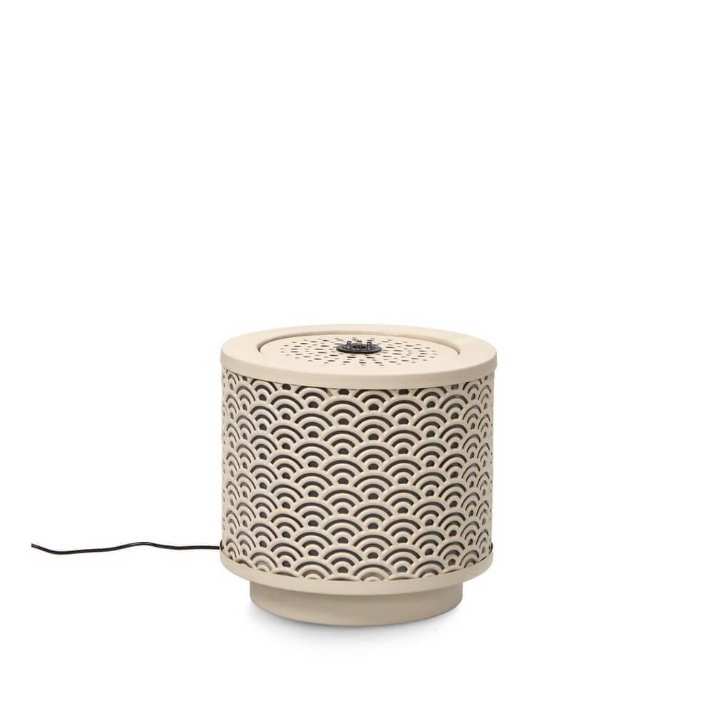 Fontana da Tavolo in Metallo con Luci LED Decoro Orientale - BLOSSOM