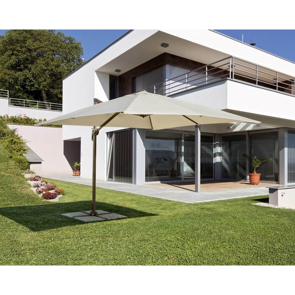 Ombrellone a Braccio Laterale Rettangolare 3x4m da Giardino - DALLAS
