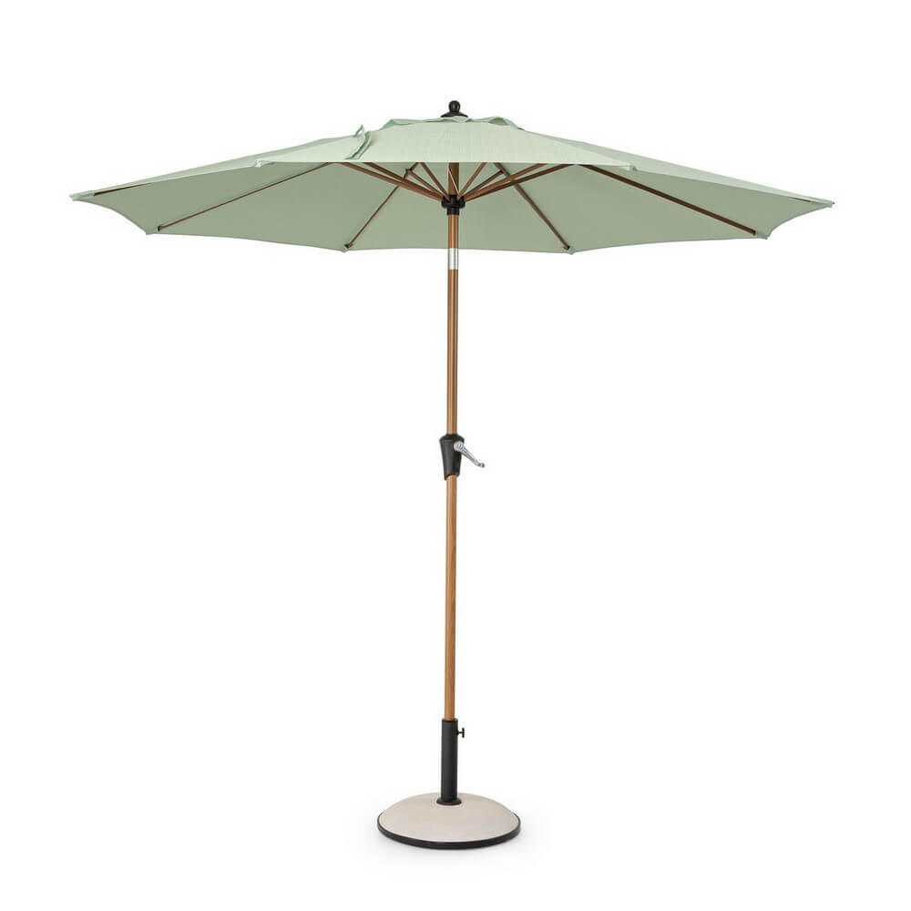 Ombrellone da Giardino con Snodo 3 metri Palo Effetto Legno - ORYX