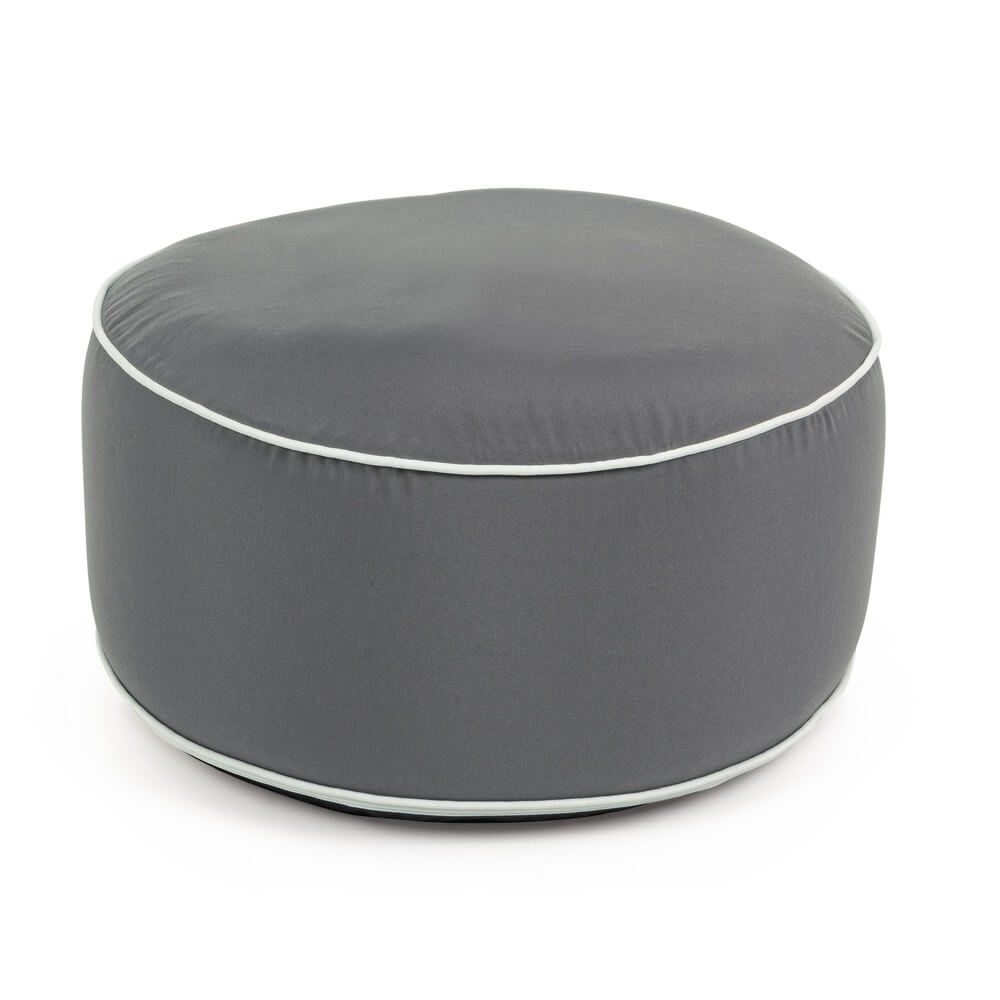 Pouf Gonfiabile Rotondo da Esterno in Tessuto Idrorepellente - DIVA