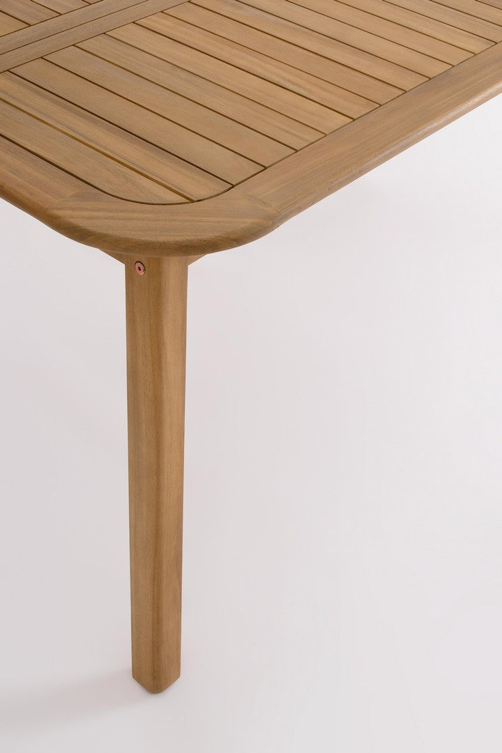 Tavolo da giardino allungabile in legno acacia 180-240x100 cm - DANUBIO