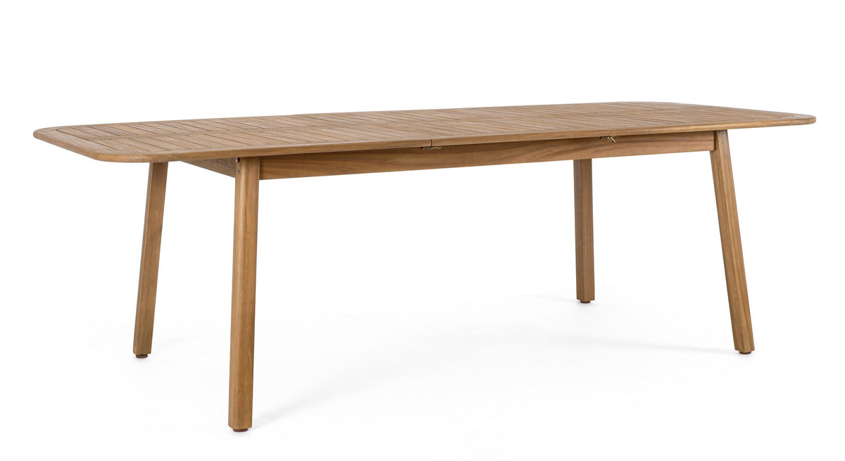 Tavolo da giardino allungabile in legno acacia 180-240x100 cm - DANUBIO