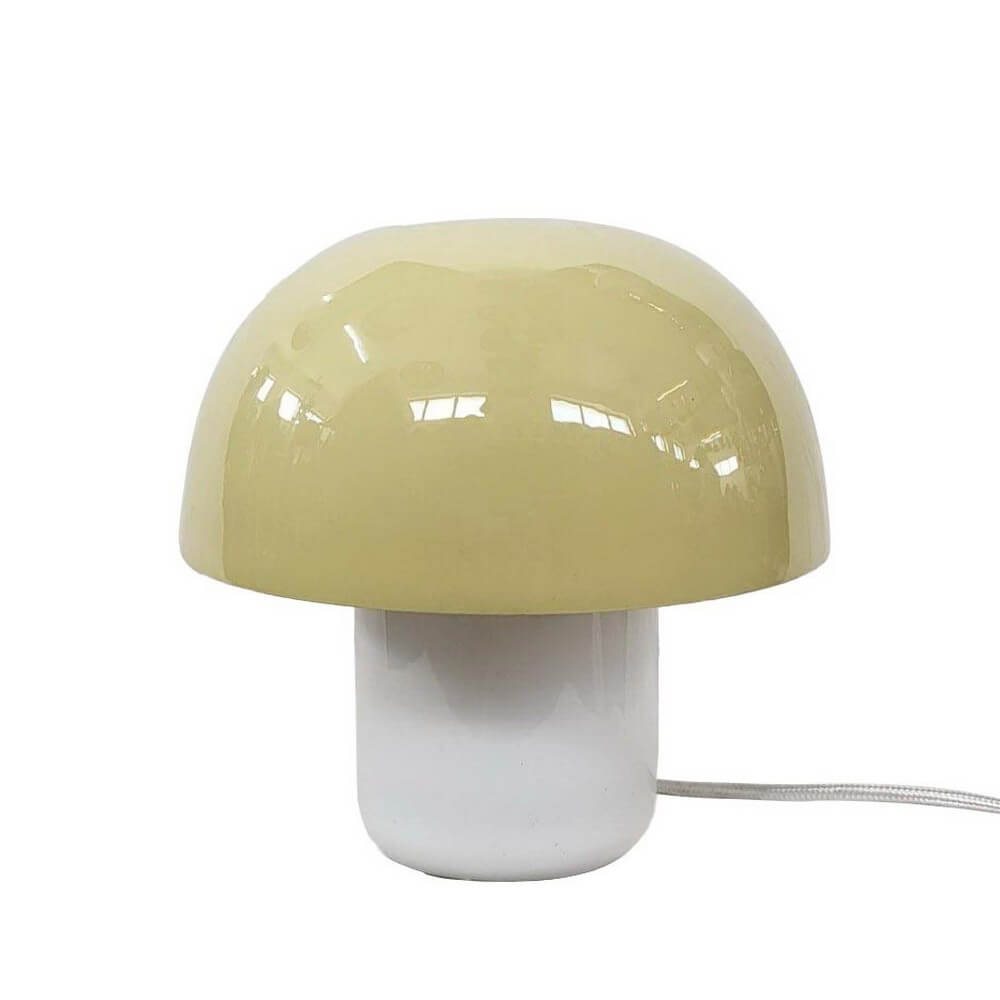 Lampada da Tavolo a Fungo in Metallo e Vetro H20 Verde - BRIDGES