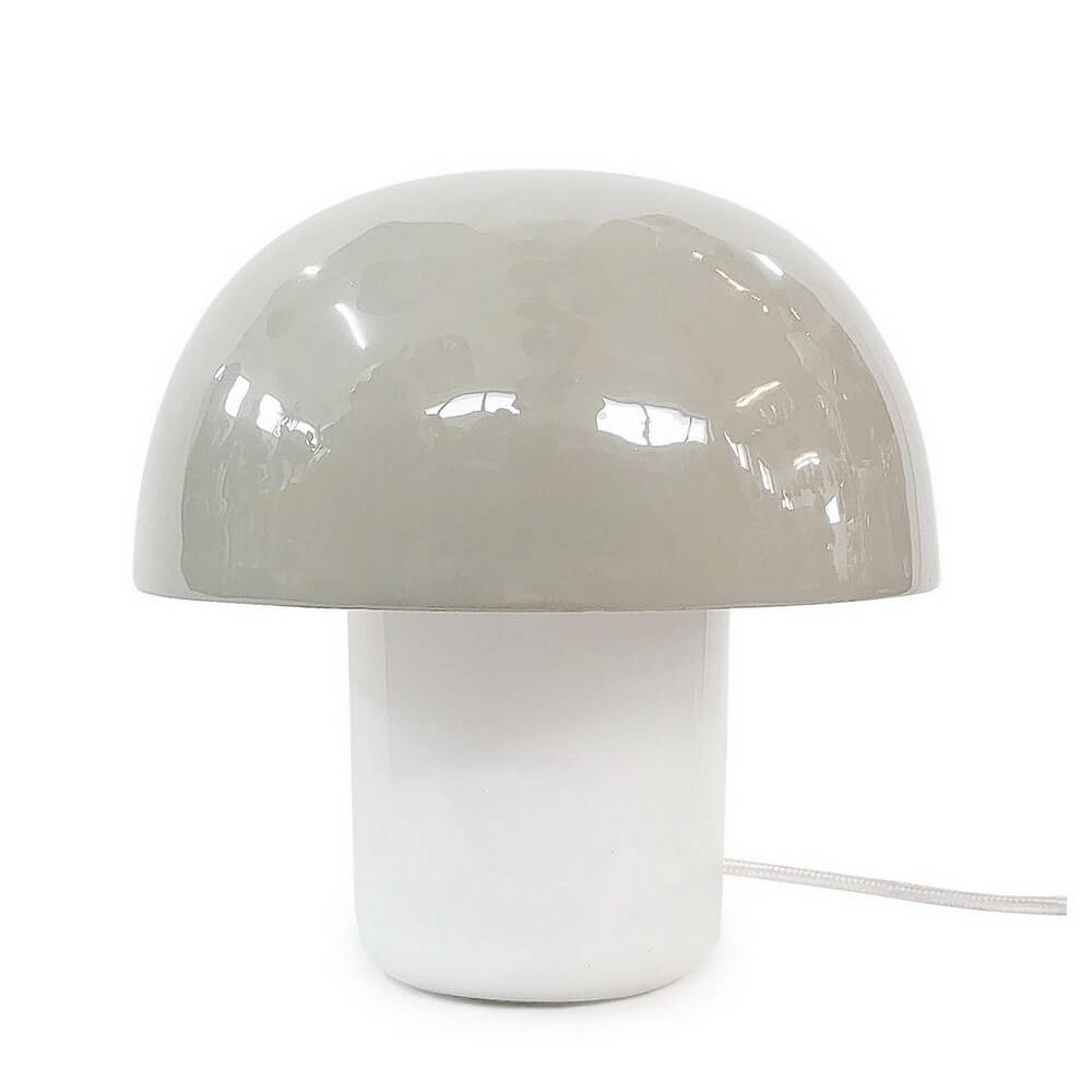 Lampada da Tavolo a Fungo in Metallo e Vetro H20 Azzurro - BRIDGES