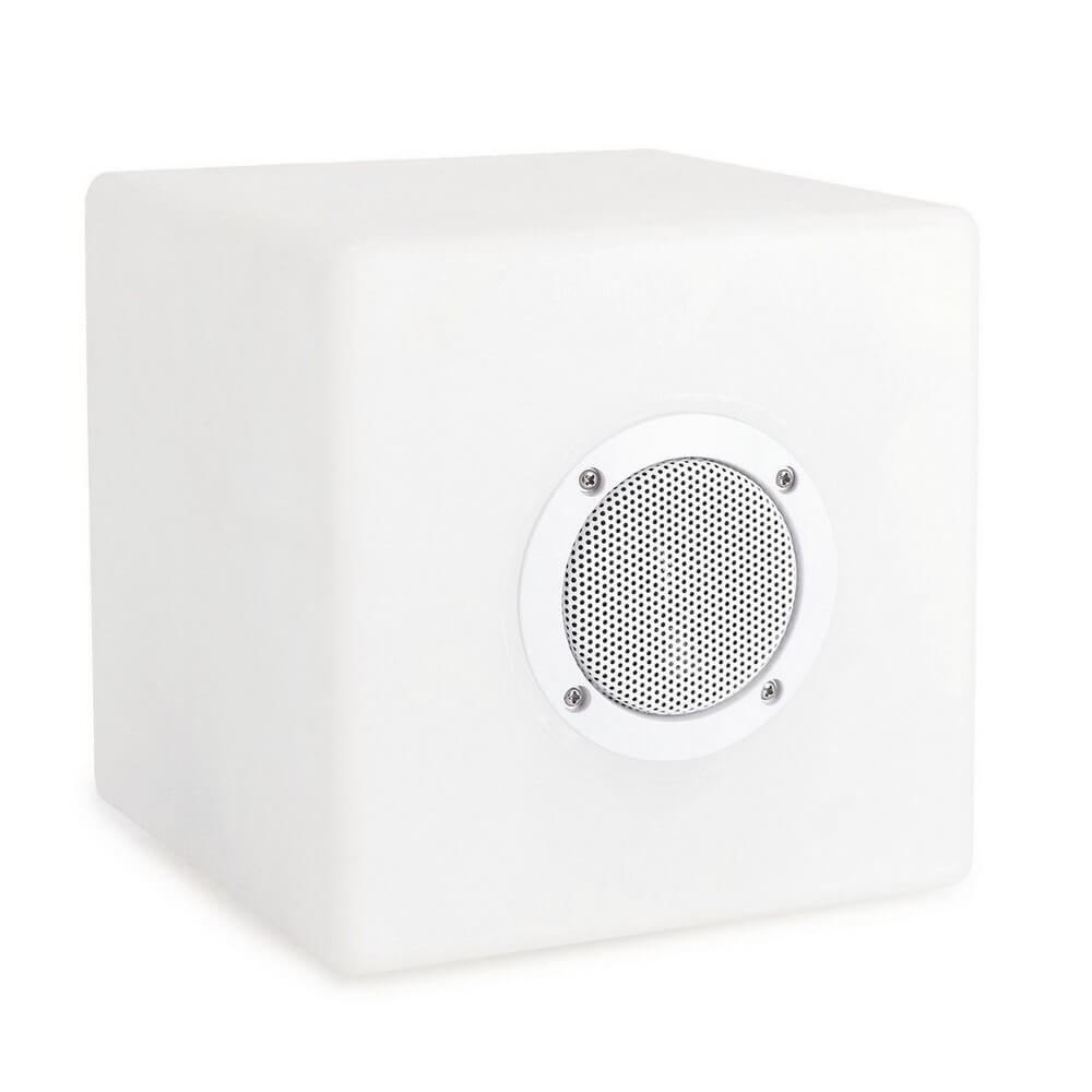 Lampada LED da Esterno a Cubo con Speaker Bluetooth 20x20 - AQUA PARADISE