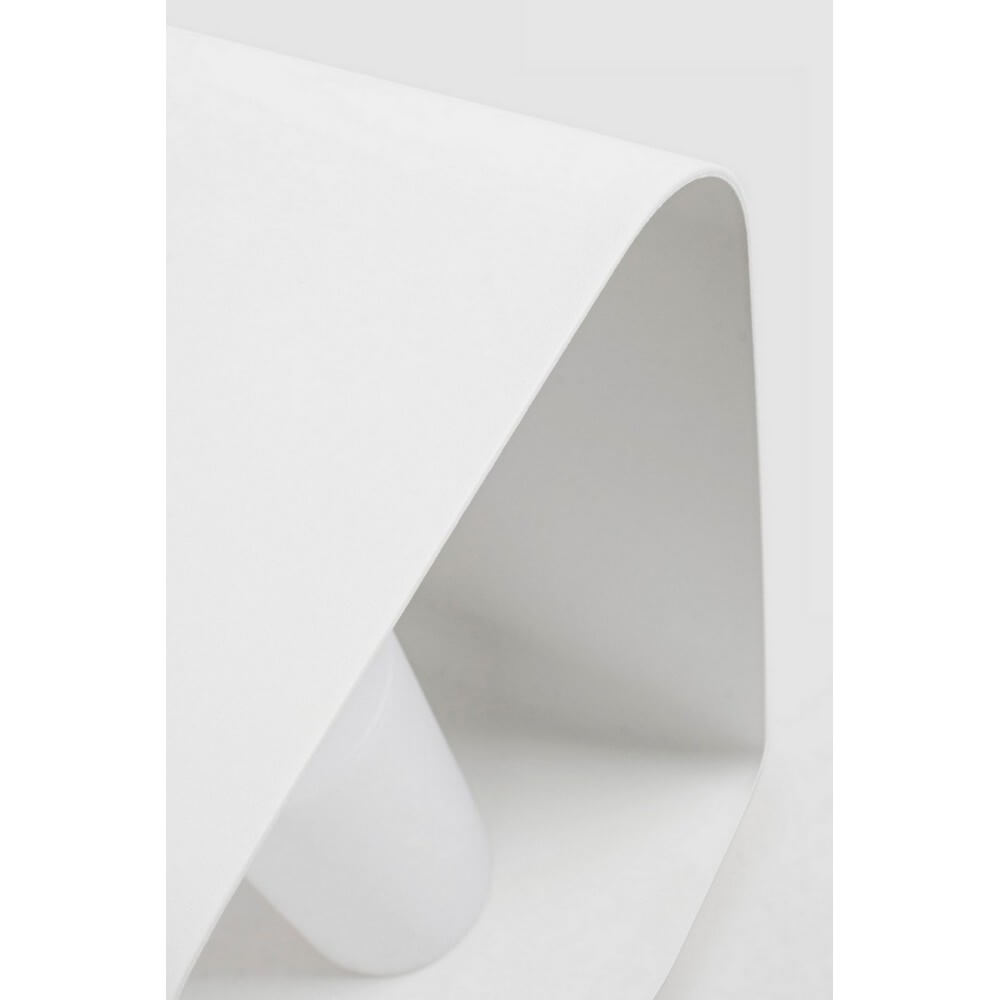 Lampada LED da Esterno con Porta Vaso in Alluminio Bianca H45 - ADVENTURE